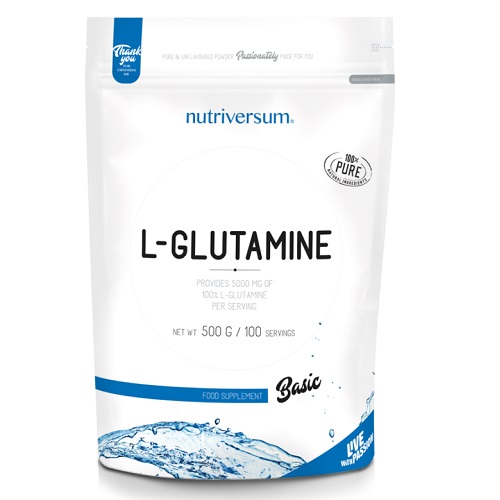 Nutriversum L-Glutamine, 500 Grams